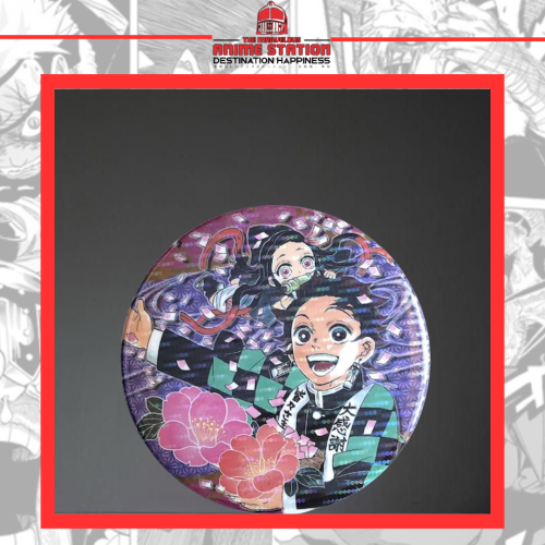 بروش تانجيرو ونيزكو -tanjiro & nezuko Brooch