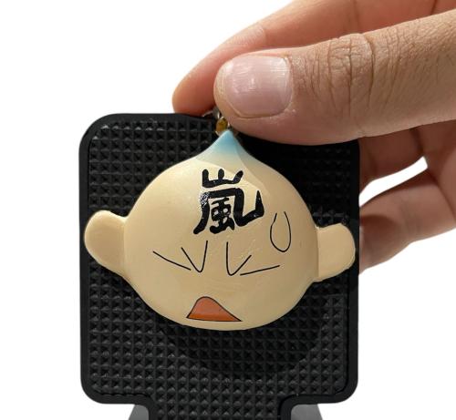 Puck rubber keychain from berserk exhibition
