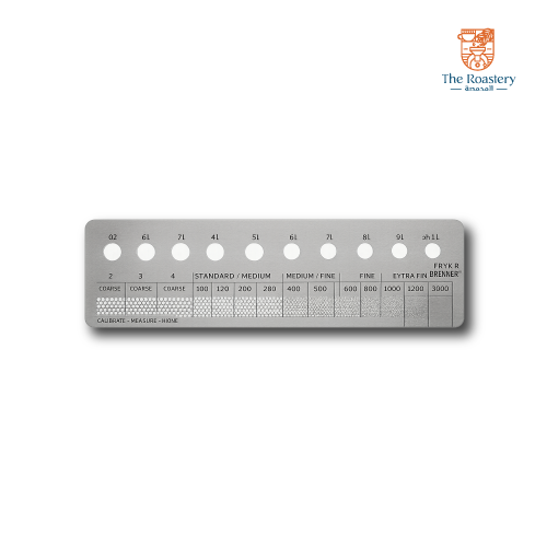 Grinding degree measurement ruler