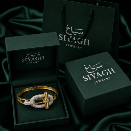 طقم كامل مرسع بالزريكون