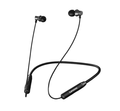 Lenovo HE05 Neckband Earphones Black