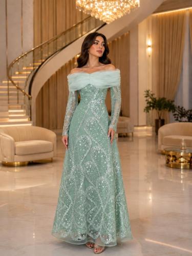 فستان نسمه نعناع
