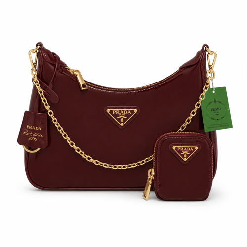 شنطة PRADA عودي لامع