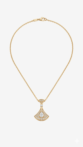 قلادة BVLGARI ذهبي