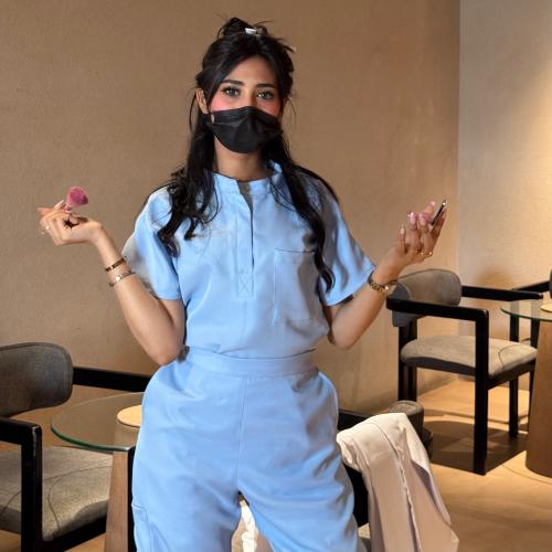 “Sprout Scrub set “BABY BLUE