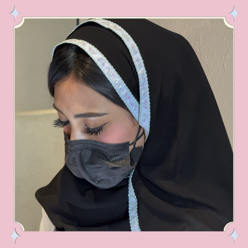 طرحة الفراشات