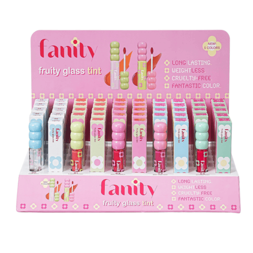 تنت للشفاه لامع بلون برتقالي خفيف يدوم طويلاً من ف...