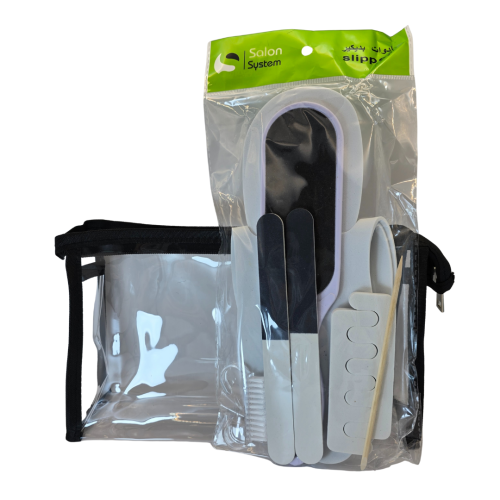 مجموعة ادوات بديكير العناية بالقدمين من صالون سيست...