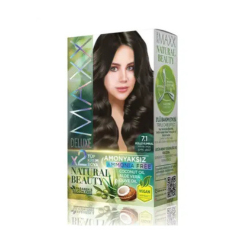 صبغة شعر خالية من الأمونيا ( أشقر رمادي 7.1 )من Ma...