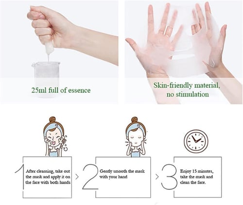 قناع وجه بخلاصة الصبار مرطب للوجه للتحكم في الزيوت...