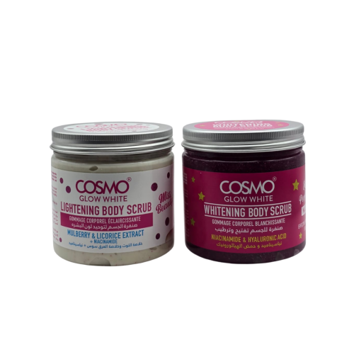 مجموعة صنفرة الجسم من كوزمو جلو وايت لتبييض و تفتي...
