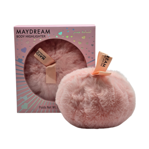 اضاءه للوجه و هايلايتر للجسم لون وردي من Maydream
