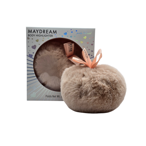 اضاءه للوجه و هايلايتر للجسم لون بيج من Maydream