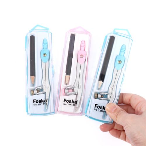 فرجار معدني للرسم FOSKA بألوان متنوعة لطلاب المدار...