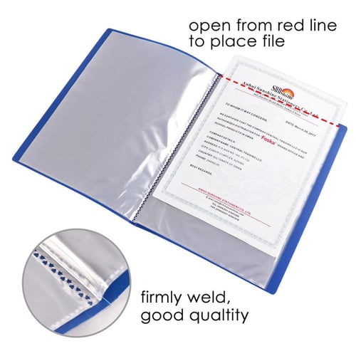 FOSKA ملف جيوب شفاف 40 جيب