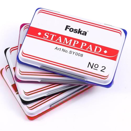 وسادة اختام FOSKA مقاس 12x8 سم - لون أزرق