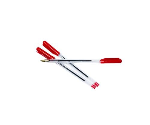 أقلام حبر جاف أحمر YANYAN مقاس 0.7 ملم - عدد 10