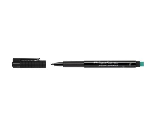 قلم تحديد دائم FABER-CASTELL - رأس متوسط - أسود