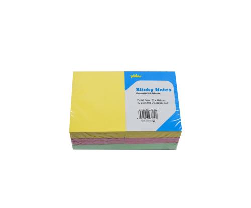ورق ملاحظات لاصق YIDOO بألوان متنوعة 4x3 إنش - 120...