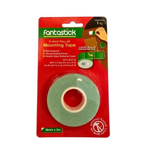 لاصق وجهين FANTASTICK - مقاس 18 ملم × 2 م
