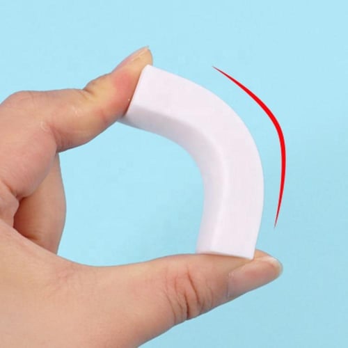 ممحاة أقلام رصاص مدرسية FOSKA 2B بيضاء ناعمة مقاس...