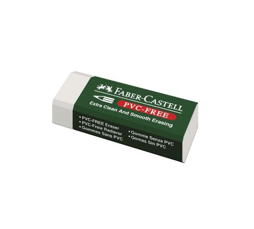 ممحاة FABER-CASTELL بيضاء - خالية من PVC