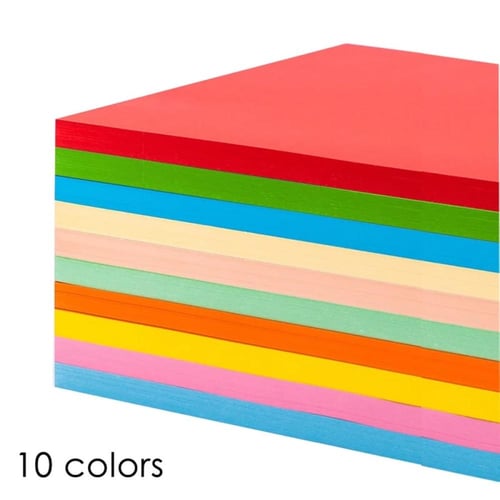 ورق أوريجامي ملون بألوان متنوعة FOSKA A4 80 GSM عد...