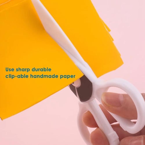 مقص بلاستيكي آمن للأطفال FOSKA بألوان متنوعة - مقا...