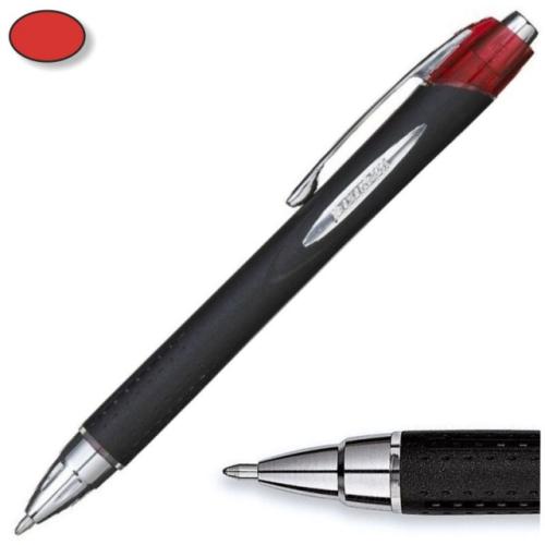 أقلام حبر جاف ضغط أحمر Uni-Ball Jetstream - سن 1.0...