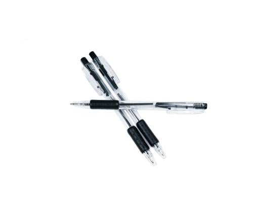 أقلام حبر جاف ضغط أسود YANYAN مقاس 1.0 ملم - عدد 1...