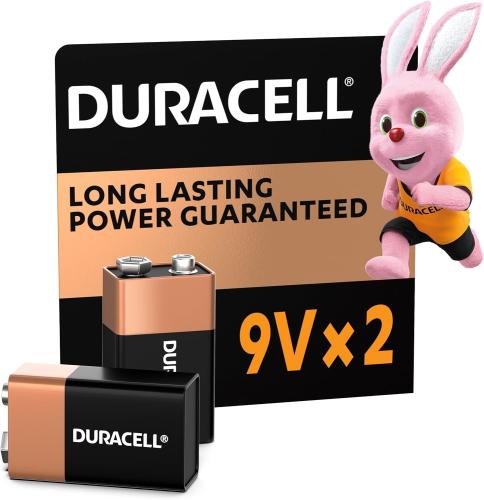 بطاريات DURACELL 9V عدد 2