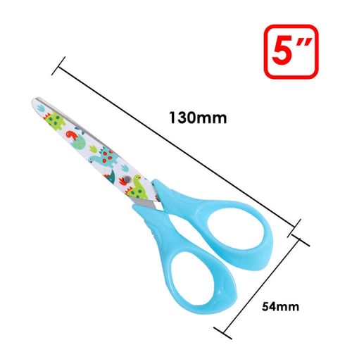 مقص ستيل FOSKA بألوان متنوعة - مقاس 5 إنش