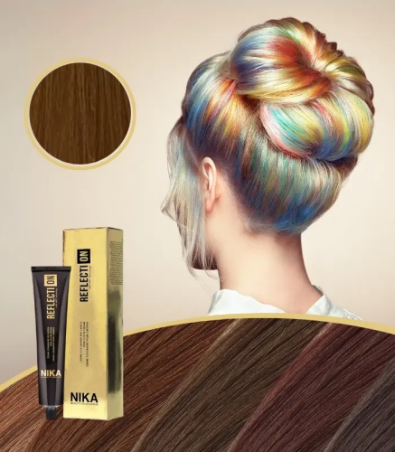 Nika natural blonde gray light 8.1/8A hair dye