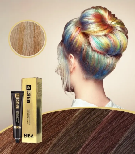 Nika natural blonde hair dye light beige 8.8/8BG