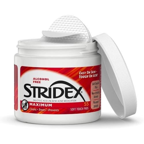 ستريدكس مسحة للوجه 55 قطعة