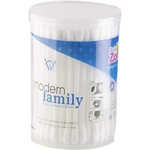 قطن اذن بلاستيك 100قطعة بيبي زون