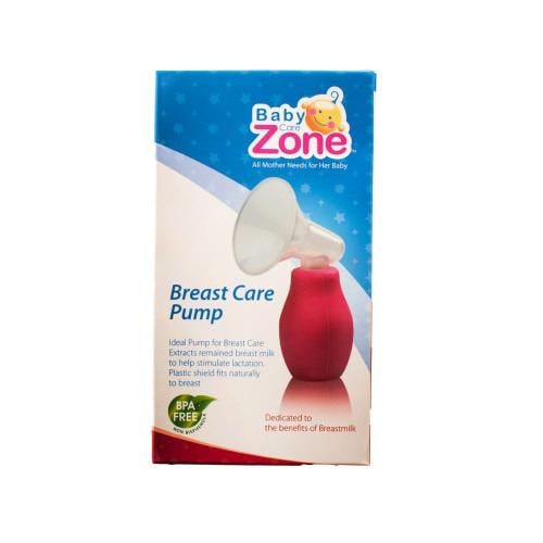 بيبي زون شفاط حليب يدوي بقاعدة سيليكون 8497