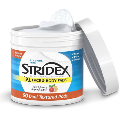 Stridex facial and body wipes 90 pieces