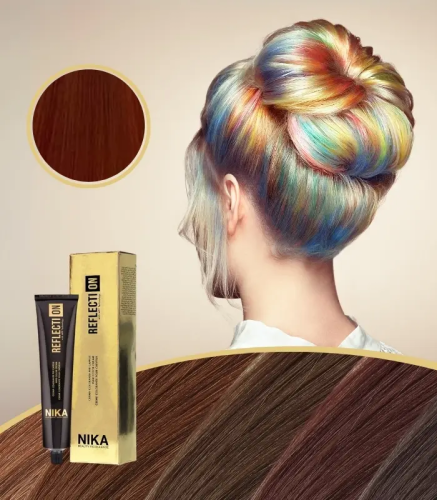 Nika natural copper dark blonde hair dye 6.46/6CR