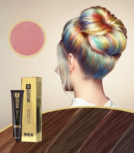 Nika soft pink hair dye