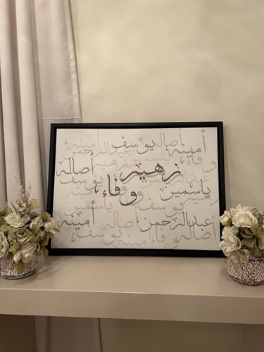 لوحة اسماء العائلة 1