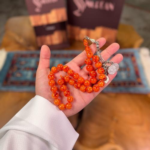 مسباح فاتوران أنتيمون لون برتقالي معتق