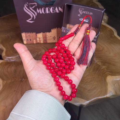 مسباح فاتوران تركي عنابي معرق مع كركوشة