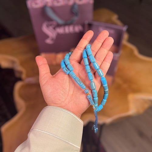 تراب كهرب مع كركوشة تفصال يدوي أزرق صندوقي