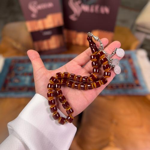 مسباح فاتوران أنتيمون لون بني بأسود معتق