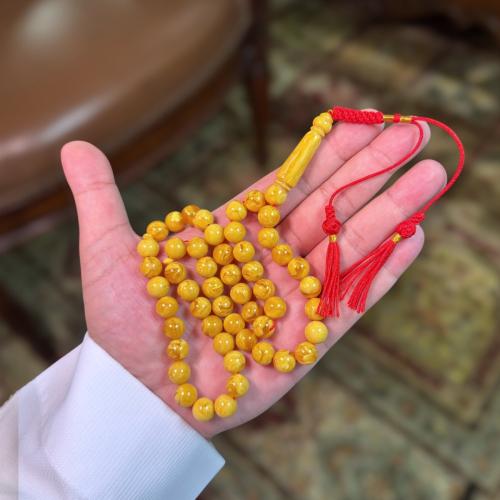 تراب كهرب مع كركوشة تفصال يدوي دائري أصقر معتق