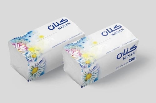 10 عبوات مناديل كنان 200 ورقة