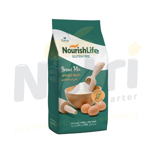 GLUTEN FREE BREAD MIX - Netweight 1020 Gram