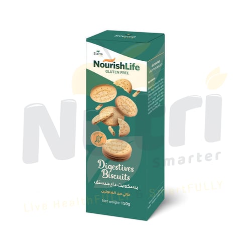 GLUTEN FREE DIGESTIVE BISCUIT - Net Weight 150 Gra...