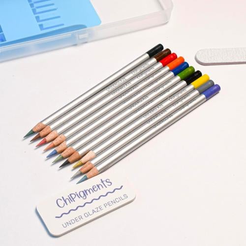 مجموعة اقلام خشبيه اندر قليز من chipigments